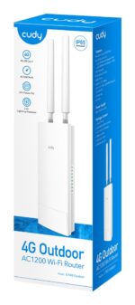 Cudy LT500 wireless router Fast Ethernet Dual-band (2.4 GHz / 5 GHz) 4G White - Image 4