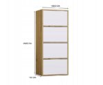 ALMA CHEST OF DRAWERS ARTISAN OAK/WHITE - Image 3
