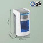 Leitz 80410000 IQ Optimax AutoFeed 300 paper shredder  P5  300 sheets  25-litre waste bin - Image 12