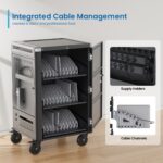 Ewent Floor Rack Cabinet Black EW1701 - Image 5