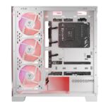 Modecom Volcano Space Apex ARGB Gaming Midi Tower Computer Case with Side Window White - Image 36