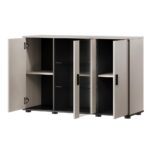 Cama SOHO chest of drawers 120x41x80 cashmere + black - Image 6