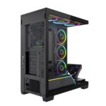 Modecom Volcano Stellar Plus ARGB 8F Gaming Midi Tower Computer Case with Side Window Black - Image 6