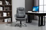 Activejet heated office chair with massage YK7304 grey - Image 12