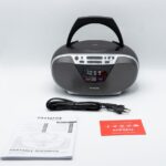 Aiwa BBTU-400SL portable stereo system Analog & digital 6 W FM Silver MP3 playback - Image 2