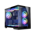 Modecom Panorama ARGB 7F Gaming Midi Tower Computer Case with Side Window Black - Image 8