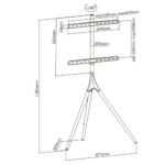 Techly ICA-TR18SAM ICA-TR18SAM TV Mount Floor up to 65" and 35kg - Image 2