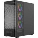 Modecom Volcano AQ400 Gaming Midi Tower Computer Case with Side Window Black - Image 6