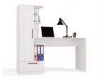 Cosmo Desk + Bookcase Set  White - Image 3