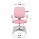 Junior 4.6 Pink swivel chair - Image 5