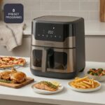 Black+Decker BXAF8001E 1700 W 8 L oil-free deep fryer  black - Image 4