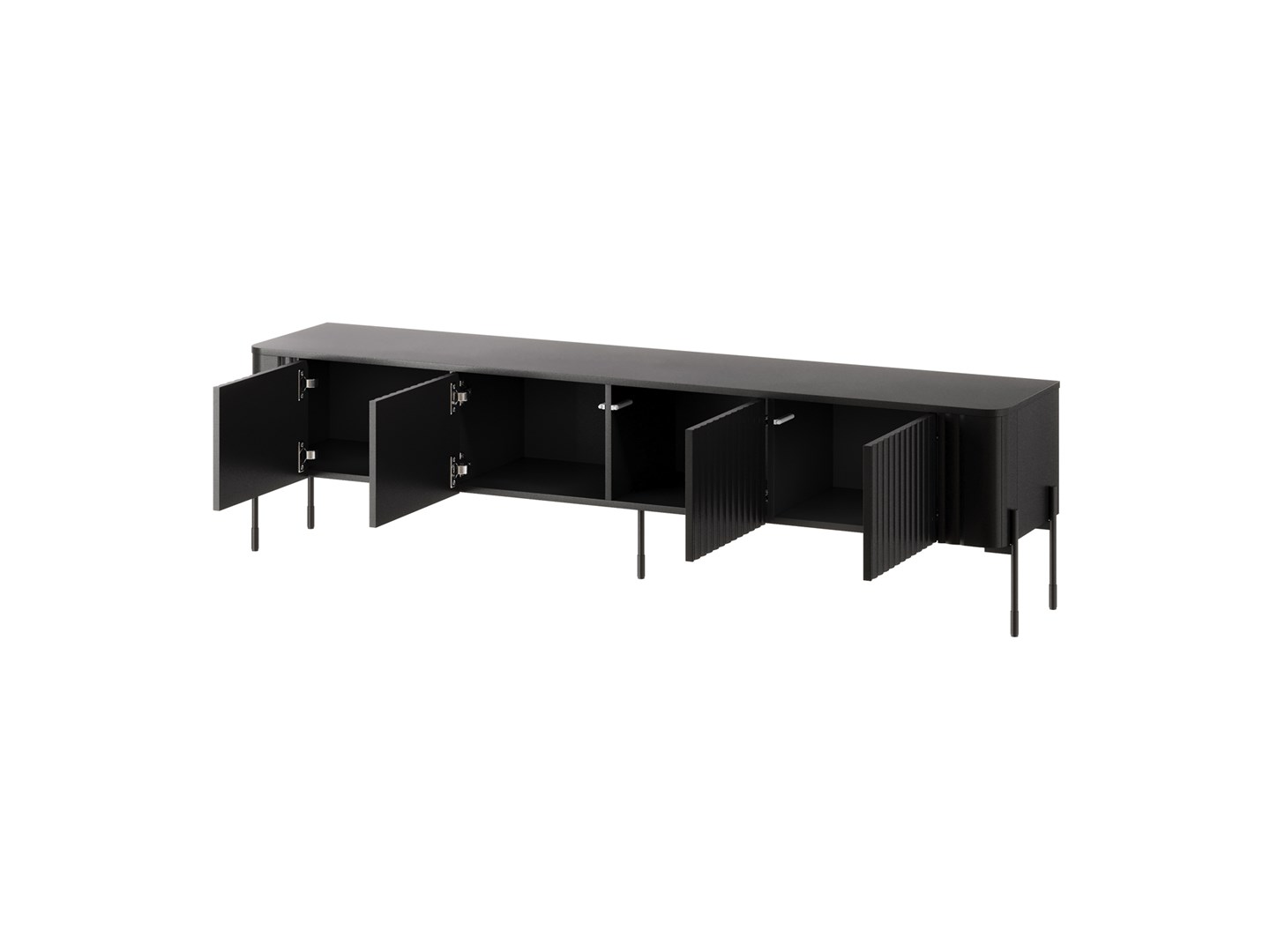 Cama VERA TV cabinet 190x40x50 matt black - Image 1