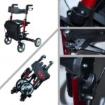 Aluminium four-wheel walker AT51006 - Image 2