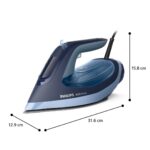 Philips 6000 series DST6120/20 iron Steam iron SteamGlide Plus soleplate 2600 W Blue - Image 10