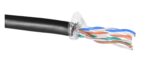 A-LAN U/UTP Cat.5e Network Cable Ethernet without Terminated Connectors 305m Black - Image 2