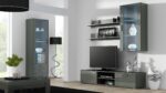 Cama hanging display cabinet SOHO grey/grey gloss - Image 2