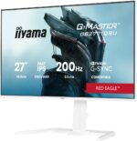 Iiyama G-Master Red Eagle IPS HDR Gaming Monitor 27" QHD 2560x1440 200Hz With Response Time 2ms GTG White - Image 5