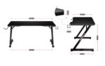 Huzaro Hero 2.5 computer desk Black - Image 6