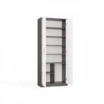 OLIV 2D CLOSED SHELVING UNIT  ANTHRACITE/WHITE SET - Image 11