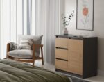 Topeshop 1D3S ANT/ART KPL chest of drawers - Image 2