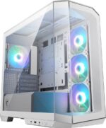 MSI MAG Pano M100R Gaming Micro Tower Computer Case with White Side Window - Image 5