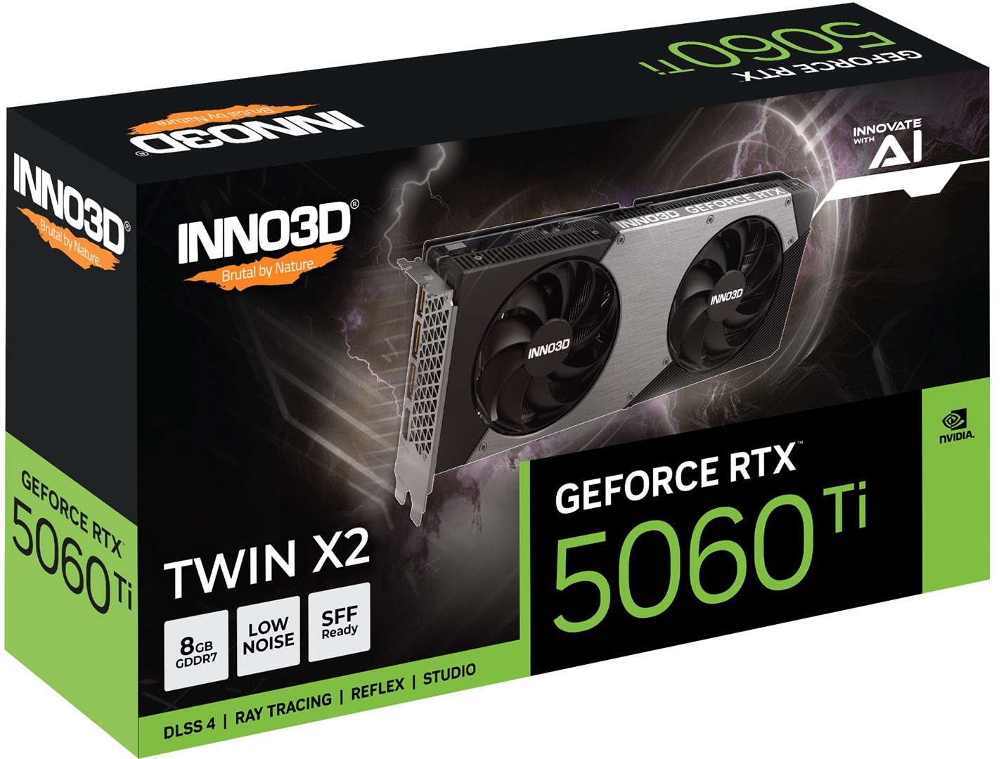 Inno 3D GeForce RTX 5060 Ti 8GB GDDR7 Twin X2 Graphics Card - Image 1