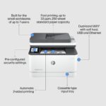 HP LaserJet Pro MFP 3102fdw Black and White All In One Printer with WiFi and Mobile Printing - Image 4
