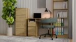 ALMA CHEST OF DRAWERS  ANTHRACITE/ARTISAN OAK - Image 8