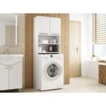 Topeshop PRALKA POLA BIEL bathroom storage cabinet White - Image 3