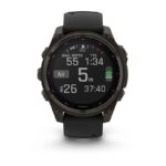 Garmin Fenix 8 Solar Titanium 47mm Waterproof Smartwatch with Heart Rate Monitor (Sapphire, Carbon Grey Dlc Titanium With Black/pebble Grey Silicone Band) - Image 6