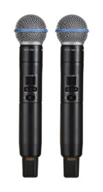 Shure SLXD24DE/B58-G59 - dual digital wireless system with two transmitters/handheld microphones (470 - 514 MHz) - Image 3