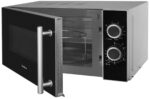Amica AMGF20M1GS microwave Countertop Grill microwave 20 L 700 W Black  Silver - Image 2
