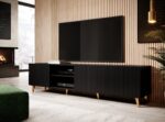 Cama RTV cabinet PAFOS 200x42x52 Black matt - Image 2