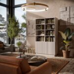 Cama LIVERTI bookcase 100x42x171 cashmere - Image 2