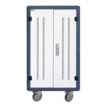 Techly Charging Station with 30 USB-A Output Ports White Blue - Image 2