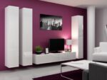 TV Stand Vigo White / White Gloss M180xD30xH40cm - Image 8