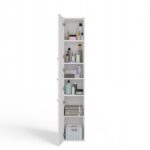 Topeshop S33 BIEL bathroom storage cabinet White - Image 3