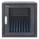 Manhattan Laptop Charging Cabinet Desktop via AC Adapter (EU) 10-bay  Install device's AC Adapter (power cables) into unit  Suitable for ALL laptops (to 16 )  iPads  MacBooks  Chromebooks  other portable devices  Bays 380x30x280mm  Cart  Lockable - Image 9