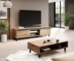 Cama TV stand NORD II 170cm wotan/antracite - Image 4
