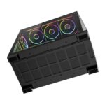 Modecom Volcano Stellar Plus ARGB 8F Gaming Midi Tower Computer Case with Side Window Black - Image 5
