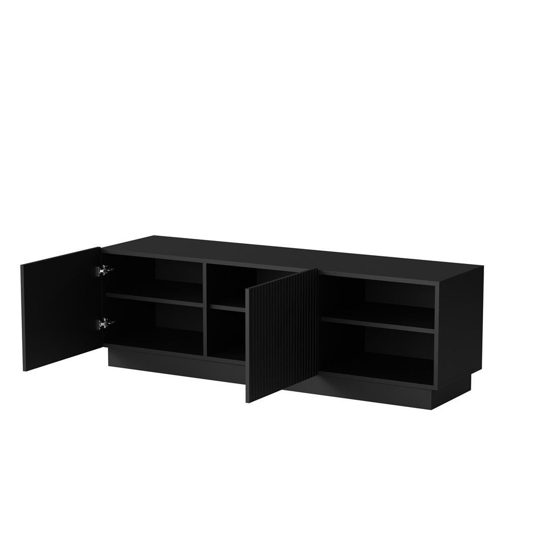 Cama LIVERTI TV cabinet 150x42x48 black - Image 1
