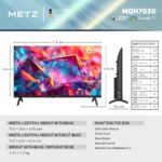 Metz MQH7030Z 81 3 cm (32 ) HD Ready Smart TV Black - Image 4