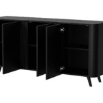 Cama VOLARE chest of drawers 151 x 39 x 75 cm black