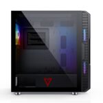 Modecom Amirani ARGB Gaming Midi Tower Computer Case with Side Window Black - Image 3