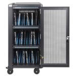 Manhattan Laptop Charging Cabinet Trolley/Cart via USB-C 65W 16  30-bay  Suitable for USB-C laptops (to 16 )  iPads  MacBooks  Chromebooks  other USB-C devices  Bays 395x32.5x290mm  USB-C charging cables included Cabinet  UK & EU - Image 3
