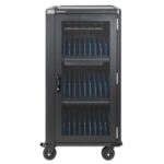 Manhattan Laptop Charging Cabinet Trolley/Cart via USB-C 65W 16  30-bay  Suitable for USB-C laptops (to 16 )  iPads  MacBooks  Chromebooks  other USB-C devices  Bays 395x32.5x290mm  USB-C charging cables included Cabinet  UK & EU - Image 6