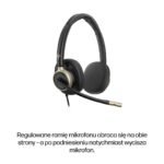 HP Mission 825 On Ear Multimedia Ακουστικά με μικρόφωνο και σύνδεση USB-C - Image 2