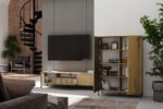 Floor Cabinet Kamaro Red 103.5x40x147.5cm - Image 7