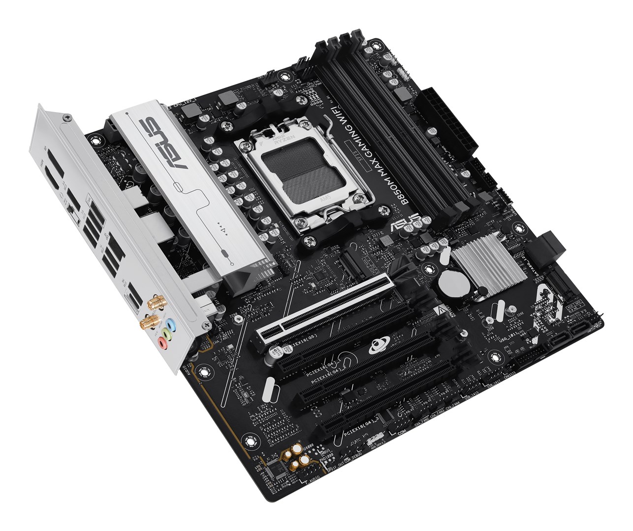 Asus B850M MAX Gaming WIFI Motherboard Micro ATX with AMD AM5 Socket - Image 1