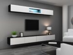 Cama Cabinet VIGO  90  full 90/35/32 black/white gloss - Image 6